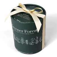 Boîte cadeau en carton cylindrique en papier recyclable écologique pour fleurs, cadeau d'anniversaire, Saint-Valentin