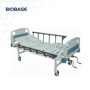 BIOBASE China <span class=keywords><strong>Cama</strong></span> de hospital de doble manivela con listones MF202S Barandillas plegables de aleación de aluminio para uso hospitalario Sin revisiones aún - Product Image 2