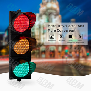 Feux de signalisation routière rouges, verts et jaunes de 12 pouces avec lentille en toile d'araignée - Product Image 2