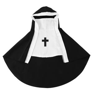 Ropa para mascotas para gatos, perros, disfraz <span class=keywords><strong>de</strong></span> Halloween, Festival <span class=keywords><strong>de</strong></span> cachorros, fiesta, <span class=keywords><strong>monja</strong></span>, Cosplay, disfraces divertidos para mascotas, ropa para perros y gatos - Product Image 1