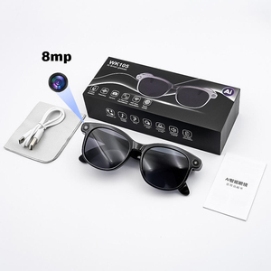 WK105 Smart Glasses <b>with</b> 8MP POV Camera Polarized Lens Sunglasses Video Recording Type-C Charging AI Translation Eyewear - Product Image 1