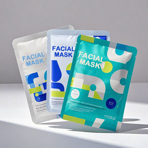 كيس قناع للوجه مسطح 3 جوانب ومطبوع حسب الطلب - Product Image 5