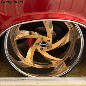 Roues forgées en deux ou trois pièces très vendues, 20, 22, 24, 26, 28 pouces, roues de camion pour Impala SS Cutlass <span class=keywords><strong>Vert</strong></span> - Product Image 5