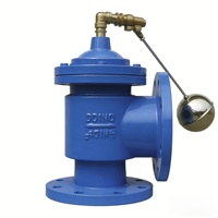 Vanne de régulation de niveau d'eau entièrement automatique Gaobei à commande hydraulique PN16H142X - Contrôle des réservoirs d'eau incendie avec taille de port DN40-DN200