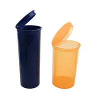 Grosir 116mm hitam Pop Top Tube keselamatan anak plastik kemasan Roll untuk lipstik Jelly mie minyak zaitun merokok bunga