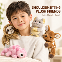 Peluche Écureuil Magnétique de Poche Super Douce pour Enfants