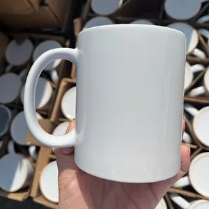 11盎司白色空白热升华马克杯印刷图片库存可用陶瓷热升华咖啡杯