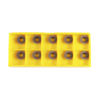 Insert de fraisage positif rond RPMW1003 conçu pour le surfaçage efficace stable et le profilage des matériaux en acier et en fonte