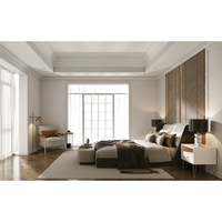 Haut de gamme personnalisé moderne PET OSB chambre à coucher dressing Portable armoire placard armoire en bois armoires de chambre lit avec armoire