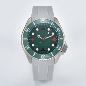 Custom Men's <b>Mechanical</b> Calendar <b>Watch</b> with Luminous Dial & Silicone Strap Waterproof Business Timepiece Direct From Factory - Product Image 3