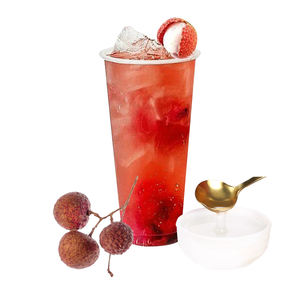Litchi Syrup Concentrates <b>Slush</b> for Bubble Tea and Halal Dessert Applications Wholesale Supply Export Ready Supply Smoothie Base - Product Image 2