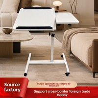 Mesa Auxiliar Plegable Móvil de MDF para Dormitorio con Superficie de Tablero de Densidad, Venta al por Mayor de Fábrica