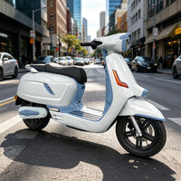 Skuter Listrik Bersertifikat EEC COC QS4000W Baterai Lithium 72V30AH Kecepatan Maksimum 86Km/jam Jarak Tempuh 70km Moped Dewasa EU