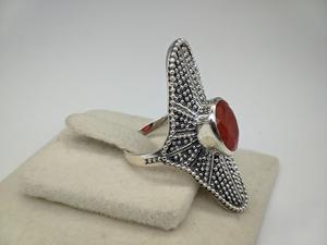 High Quality Carnelian Stone <b>Ring</b> Adjustable Handmade Fine Jewelry for Women Polished <b>Crystal</b> Gemstone for Casual Party - Product Image 5