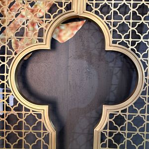 Sunsbuild Luxury Bohemian Hotel Hall Stainless Steel Laser Cut Foldable Panel <b>Screen</b> Divider Wall Partition Banquet Room - Product Image 6