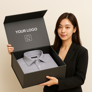 <strong>Luxury</strong> Custom Magnetic Gift <strong>Box</strong> With Logo Large Size Rigid Cardboard Folding Packaging Paper Boxes For Clothing And <strong>Shoes</strong> - Product Image 1