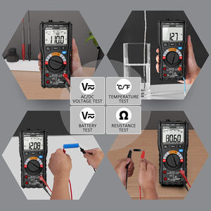 DM100B มัลติมิเตอร์แบบดิจิตอลแบบพกพาแบบพิเศษพร้อมจอแสดงผล LCD DC AC โวลต์มิเตอร์เครื่องทดสอบแบบอะนาล็อกความจุ NCV โอห์มเฮิร์ตซ์เครื่องทดสอบ - Product Image 5