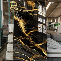 Panneau mural en PVC marbré, haute brillance, écologique, imperméable, pour salle de bain et salle de sport, design moderne, panneau UV