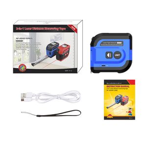 Vente en gros, ruban à mesurer laser infrarouge numérique LCD <span class=keywords><strong>2</strong></span> en 1, portée de 5 m, NF-2240 - Product Image 6