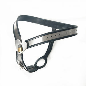 Высококачественный женский пояс верности из нержавеющей стали с анальной пробкой и защитой от сексуального насилия, секс-игрушка для взрослых - Product Image 4