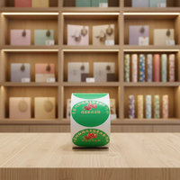 Rouleau d'étiquettes en vinyle recyclable à séchage rapide et haute adhérence, imperméable, motif grenade, pour l'emballage de fruits frais en supermarché avec design