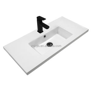 Jetman Modern Simple One-Body Basin Vanity Rock Plate Gabinete de <span class=keywords><strong>baño</strong></span> con lavado a mano Lavabo Inodoro Lavabo Combinación - Product Image 6