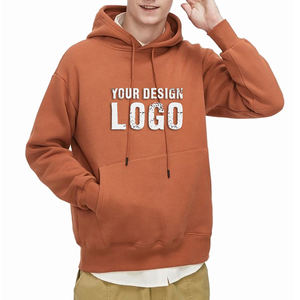 Low MOQ Custom Cotton Drawstring Oversized Men's Hoodie Outdoor Casual Heavyweight Drop <b>Shoulder</b> Loose Mens Hoodies - Product Image 1