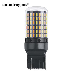 Ampoule CANBUS sans erreur 3014 168smd 1157 Bay15d T20 7443 T25 3157, double couleur, clignotant et feu stop, pour voiture - Product Image 2