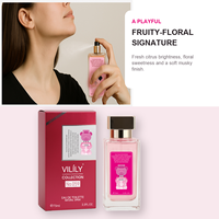 75ml Vrouwelijke Parfumspray Fruitig Bloemige Geur Gekonfijt Fruit Citrus Roos Blauwe Bes Perzik Muskus Ceder Groothandel Leverancier