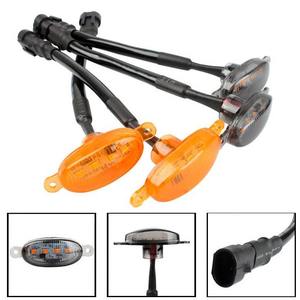 4 pièces, feux de calandre universels pour voiture, feux de jour à LED, feux de brouillard jaunes et blancs - Product Image 1