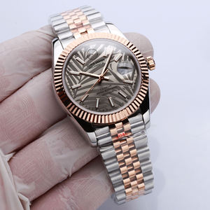 Vente en gros de montres-bracelets de luxe à mouvement 3235 de haute qualité pour hommes, mécanique automatique, acier inoxydable 904l, conception bicolore - Product Image 3