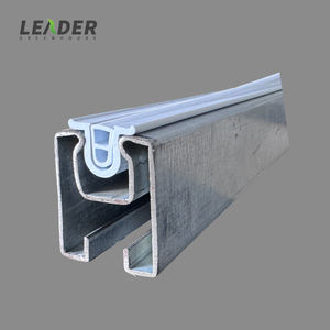 Système de profilés de fixation pour film de <span class=keywords><strong>serre</strong></span> agricole, nouveau produit en promotion, profilé de verrouillage en aluminium de 1,5 mm avec clip <span class=keywords><strong>Richel</strong></span> en PVC - Product Image 1