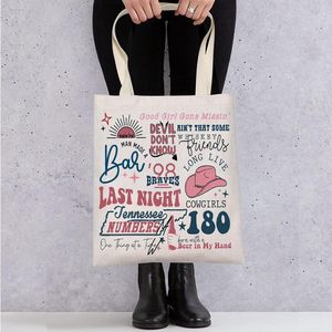 Bolsa de Compras Reutilizable con Diseño del Álbum One Last Night, Regalo para Fans de la Música <span class=keywords><strong>Country</strong></span>, Mercancía del <span class=keywords><strong>Cantante</strong></span> - Product Image 6