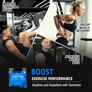 Compléments pré-entraînement OEM, 4 mg de créatine monohydrate en gommes, gommes à la créatine énergisantes, créatine en poudre, compléments de créatine - Product Image 3