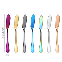 Couteau à beurre en acier inoxydable pour la vente en gros, petit couteau à beurre en vrac, couteau à fromage personnalisé, outils à fromage en métal