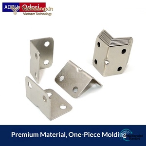 Connecteur d'angle carré en acier inoxydable pour quincaillerie de construction - Product Image 2
