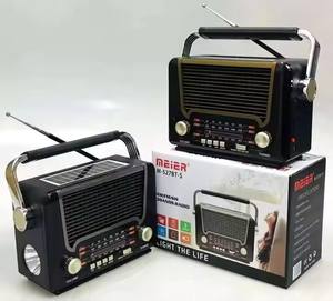 Vofull портативное Ретро многодиапазонное Дешевое радио Am Fm Sw солнечное радио с беспроводным BT-динамиком - Product Image 5