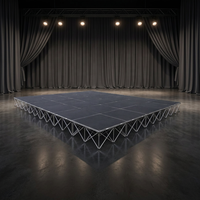 Plateforme de scène pliable pour concerts, installation rapide pour spectacles