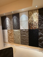 Panneaux muraux 3D en PU de haute qualité, imitation pierre ondulée réaliste, imperméables, en polystyrène strié, flexibles pour la maison