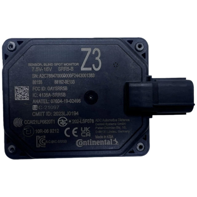 2025-2026 TO,YOTA CA,MRY BLIND SPOT RADAR SENSOR LEFT or RIGHT 88162-0E133
