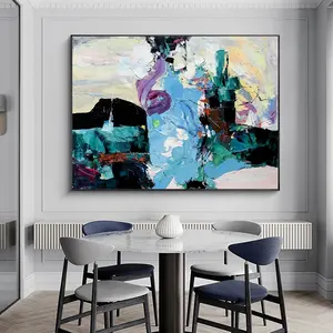 हस्तनिर्मित आधुनिक minimalist कमरे में रहने वाले पृष्ठभूमि दीवार पेंटिंग कला triptych नॉर्डिक शैली सार सजावटी पेंटिंग