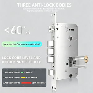 3D Face Recognition <b>Smart</b> Home Door Lock Tuya <b>Wifi</b> Fingerprint Cerradura Inteligente Digital Safe With <b>Camera</b> HSU-A20 <b>Smart</b> Lock - Product Image 4