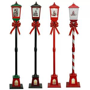 Kerstdecoratie LED Sneeuwval Muzieklamp OEM ODM Licht Woonkamer Meubels Staande Lampen Feestartikelen Cadeaus Huisdecoratie - Product Image 2