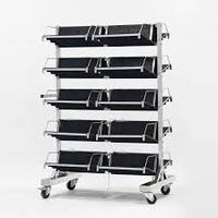 Haute qualité Anti Statique Chiffre D'affaires PCB Rack Panier Suspendu Chariot En Acier Inoxydable SMT Bobine ESD Anti Statique PCB Stockage De Voiture