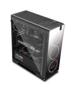 pc monitor filippijnse Suppliers-Compact Ygt Fan Rgb Fan Monitor Minimale Chassis Acryl Segotep Rgb Mid Cpu Fan Computer Case Filippijnse Groothandelaren