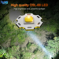 Lampe frontale LED super lumineuse IP65, détachable, à faisceau réglable, à fixation sur la taille, avec fonction de banque d'alimentation, idéale pour le travail, le camping et la randonnée
