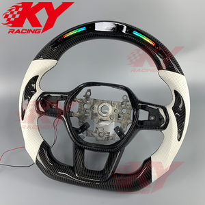 RPM LED Display Twill Carbon Fiber Customized Steering <b>Wheel</b> for Honda Accord Sport Civic 11th Gen CRV EX Acura Integra Type S - Product Image 2