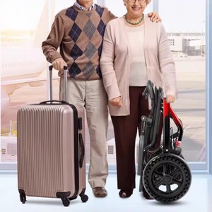 Foldable Wheelchair Mobility Scooter Portable Shopping Basket for Elderly Seniors German-Made Handicapped Scooter - Product Image 4
