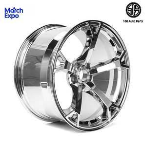 168 jantes forgées personnalisées en gris fox pour Infiniti Q50 Q60 G35 G37 Nismo Miami V1, roues G37 Q50 Nissan 370z 350z, roues chromées argentées - Product Image 2