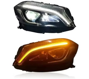 Faro Anteriore per Auto <span class=keywords><strong>Mercedes</strong></span> Benz <span class=keywords><strong>Classe</strong></span> <span class=keywords><strong>A</strong></span> W176 2013-2018, Stile AMG, Sistema di Illuminazione LED - Product Image 2